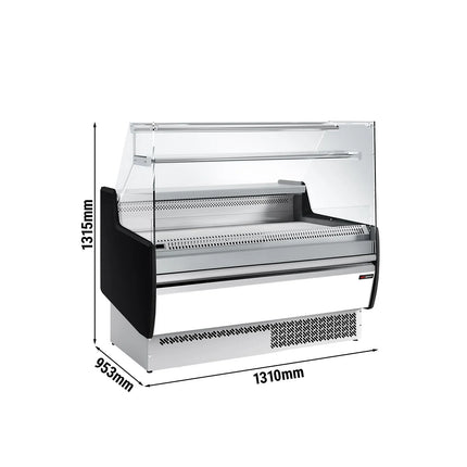 GGM Gastro Serve Over Counter - 1310mm - with 2 doors - 1 shelf - white front panel - capacity 144 litres