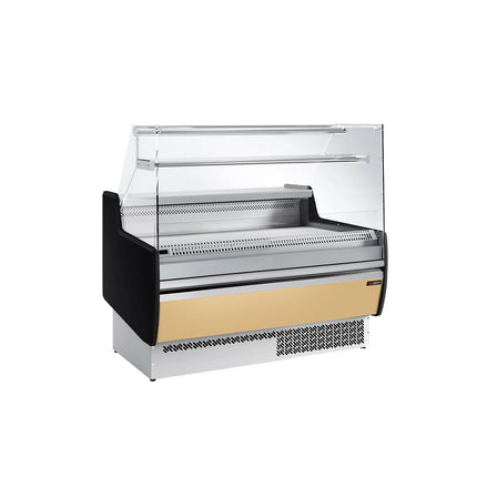 GGM Gastro Serve Over Counter - 1310mm - with 2 doors - front panel beige