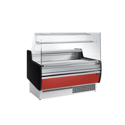 GGM Gastro Serve Over Counter - 1310mm - with 2 doors - front panel red (RAL3003) - capacity 144 litres