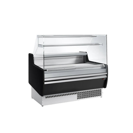 GGM Gastro Serve Over Counter - 1310mm - with 2 doors - with 1 shelf - black front