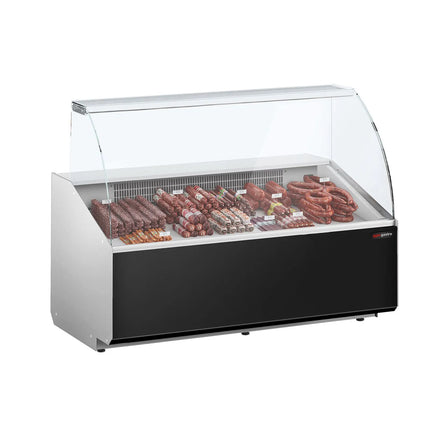 GGM Gastro Serve Over Counter - 1568mm - front panel black - capacity 324 litres
