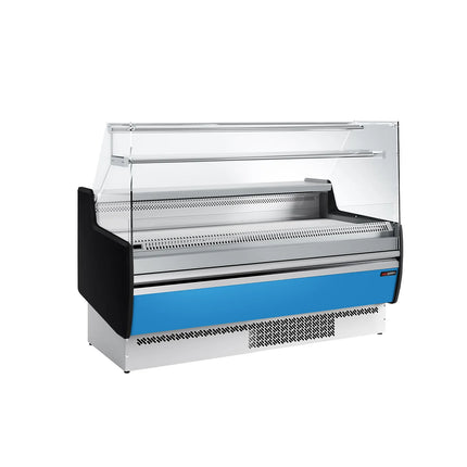 GGM Gastro Serve Over Counter - 1622x953mm - with 2 doors - front panel light blue - capacity 178 litres