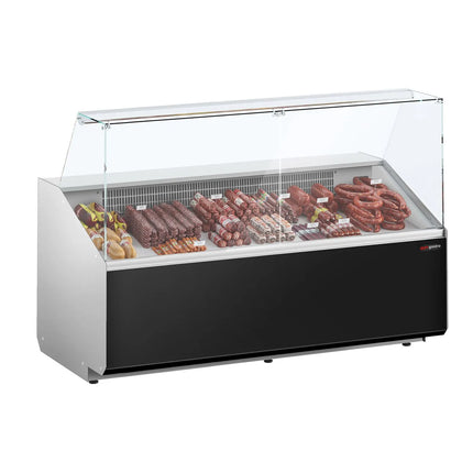 GGM Gastro Serve Over Counter - 1881mm - black front - capacity 387 litres