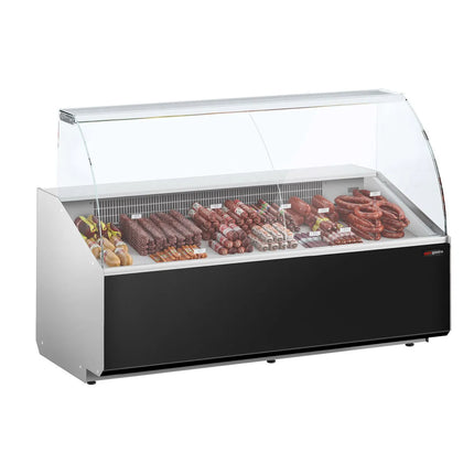 GGM Gastro Serve Over Counter - 1881mm - black front - capacity 387 litres