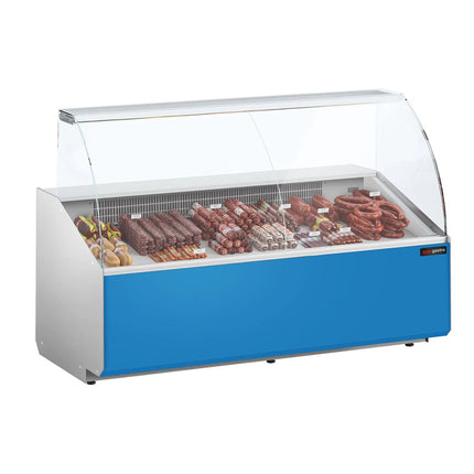 GGM Gastro Serve Over Counter - 1881x979mm - front panel light blue - capacity 387 litres