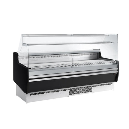GGM Gastro Serve Over Counter - 1935x953mm - with 1 shelf - black front - capacity 213 litres