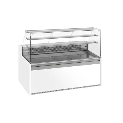 GGM Gastro Serve Over Counter - 1935x985mm - with 3 doors - with 2 shelves - LED lighting - capacity 3590 litres