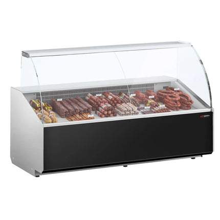 GGM Gastro Serve Over Counter - 2506mm - black front - capacity 512 litres