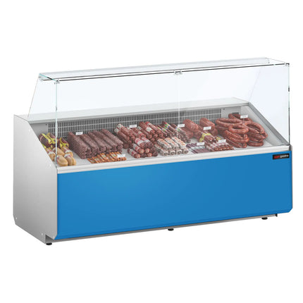 GGM Gastro Serve Over Counter - 2506mm - front panel light blue - capacity 512 litres