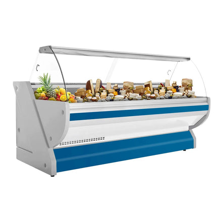 GGM Gastro Serve Over Counter - 2965x1150mm - blue front - with lighting - granite worktop - capacity 570 litres
