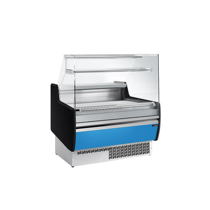 GGM Gastro Serve Over Counter - 998x953mm - front panel light blue - with 1 door - with 1 shelf - capacity 110 litres