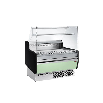 GGM Gastro Serve Over Counter - 998x953mm - with 1 door - front panel light green