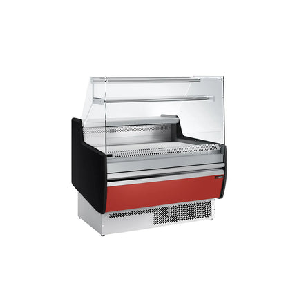 GGM Gastro Serve Over Counter - 998x953mm - with 1 door - front panel red - capacity 110 litres