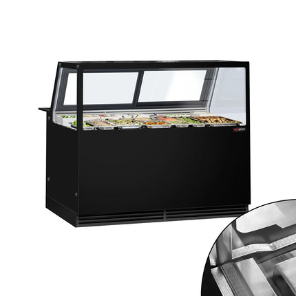 GGM Gastro Serve Over Counter KAISA - 1500x1048mm - double glazing - capacity 420 litres