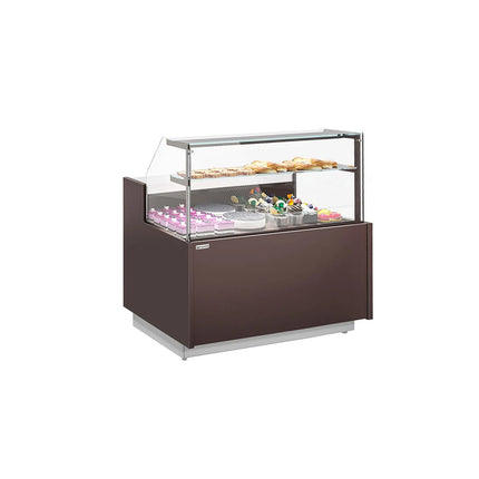 GGM Gastro Serve Over Counter RIGA - 1370mm - with 2 doors - 2 shelves - capacity 138 litres - LED lighting