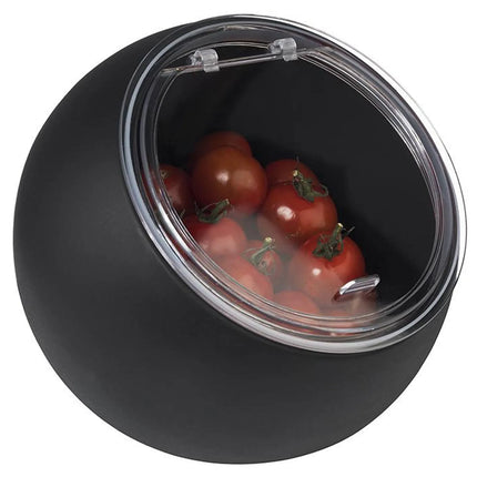 GGM Gastro Serving Set - MOON - Melamine & Silicone - 0.8L - square - 2-piece set - 190x190mm - Depth: 175mm - Black