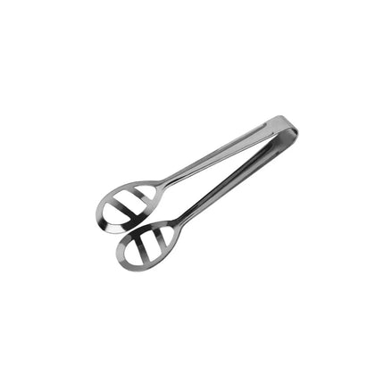 GGM Gastro Serving tongs - Semi-open & slotted - Length: 214mm - Stainless steel