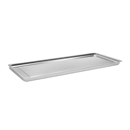 GGM Gastro Serving Tray - Stainless Steel - with Rim - 820x270x40mm