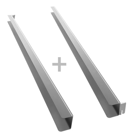 GGM Gastro Shelf guides - Rails set, right & left - 30x700x30mm - for ETKSC792DN series - Mounted