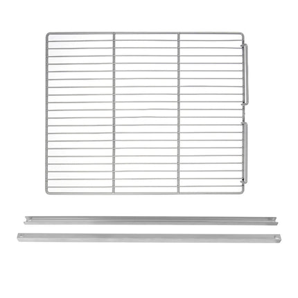 GGM Gastro Shelf guides - Stainless steel - 602x800mm - for BKG800 & BTKG800 - with support grid