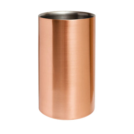 GGM Gastro Single‑Bottle Wine & Champagne Cooler - Bar Professional - Copper - Ø120mm - Height:200mm - Copper - for 1 bottle
