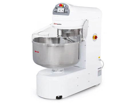 GGM Gastro Spiral Dough Mixer - 188L / 120kg - Twin Speed - Fixed Head & Bowl - with Timer - 400V 3‑Phase - For Pizza & Bread Dough