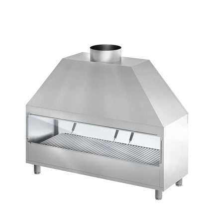 GGM Gastro Stainless Steel Charcoal Grill - 1500mm