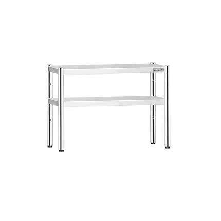 GGM Gastro Stainless Steel double Overshelf - 2 Tier - 1000x370mm - height-adjustable