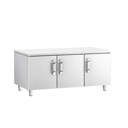GGM Gastro Stainless Steel Floor Cupboard 1200mm - 3 Doors