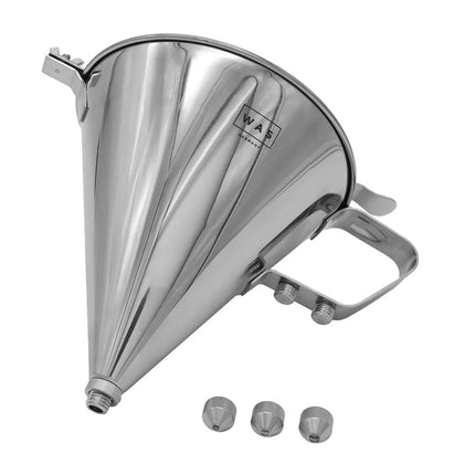 GGM Gastro Stainless Steel Funnel in Stainless Steel (Chromium-Nickel) - Ø180mm - Height:230mm