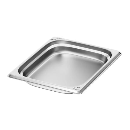 GGM Gastro Stainless Steel Gastronorm Pan GN 1/2 - Depth: 40mm