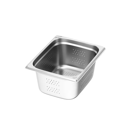 GGM Gastro Stainless Steel Gastronorm Pan GN 1/2 - perforated - Depth: 150mm