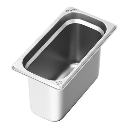 GGM Gastro Stainless Steel Gastronorm Pan GN 1/3 - Depth: 200mm