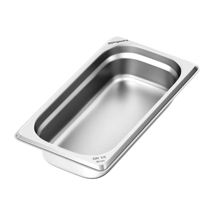 GGM Gastro Stainless Steel Gastronorm Pan GN 1/3 - Depth: 65mm