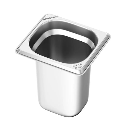GGM Gastro Stainless Steel Gastronorm Pan GN 1/6 - Depth: 200mm