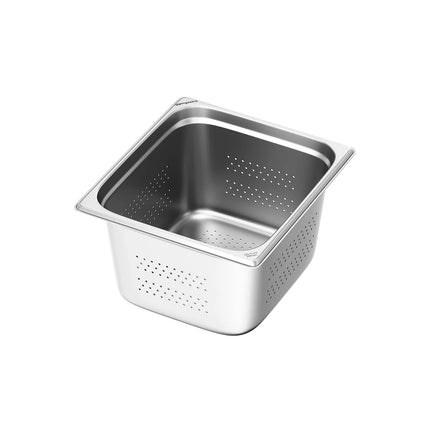 GGM Gastro Stainless Steel Gastronorm Pan GN 2/3 - perforated - Depth: 200mm