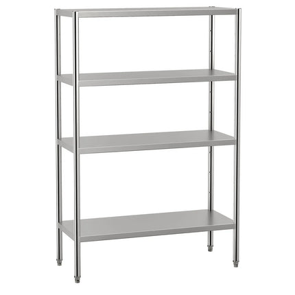 GGM Gastro Stainless Steel Shelving Unit ECO - 1200x500mm - with 4 shelves (ADJUSTABLE)