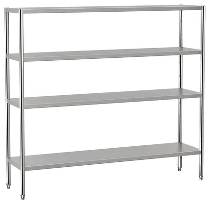 GGM Gastro Stainless Steel Shelving Unit ECO - 2000x500mm - with 4 shelves (ADJUSTABLE)