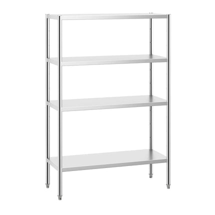 GGM Gastro Stainless Steel Shelving Unit PREMIUM - 1200x500mm - with 4 shelves (ADJUSTABLE)