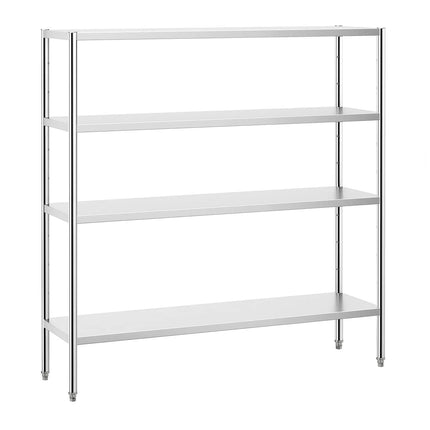 GGM Gastro Stainless Steel Shelving Unit PREMIUM - 1800x500mm - with 4 shelves (ADJUSTABLE)