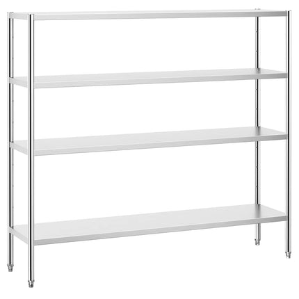 GGM Gastro Stainless Steel Shelving Unit PREMIUM - 2000x500mm - with 4 shelves (ADJUSTABLE)