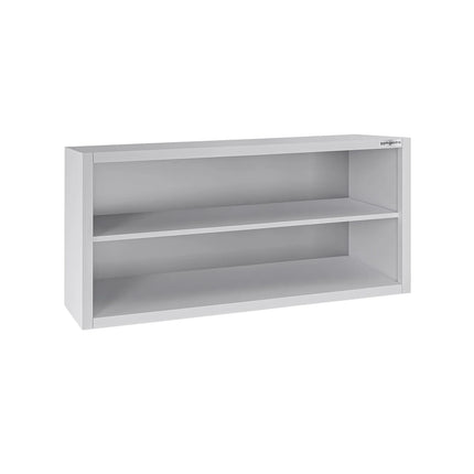 GGM Gastro Stainless Steel Wall Cupboard ECO - 1200x400x650mm - Open Front (no doors)