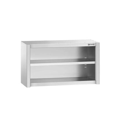 GGM Gastro Stainless Steel Wall Cupboard PREMIUM - 1000x400x650mm - Open Front