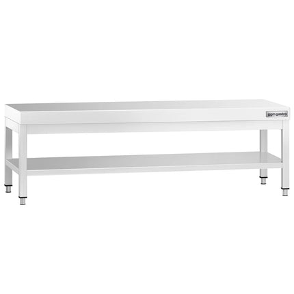 GGM Gastro Stainless Steel Work Table 2000x600mm - with Undershelf