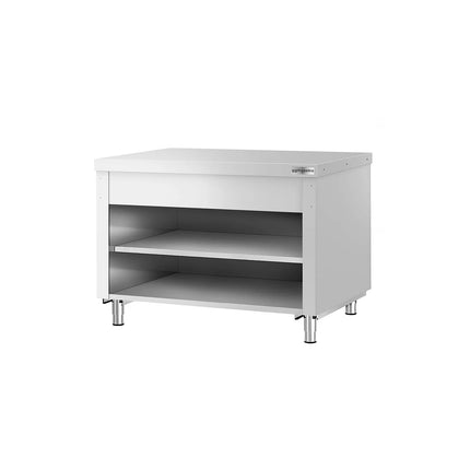 GGM Gastro Stainless Steel Work Table KOPENHAGEN - 1240x700mm - with Undershelf