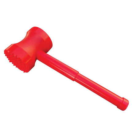 GGM Gastro Steak Hammer - round - plastic - red - 90x125x350mm