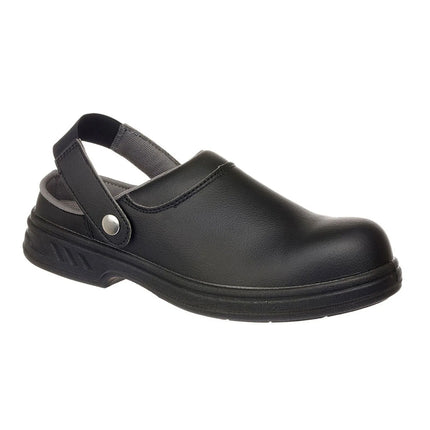GGM Gastro Steelite | Safety Chef Clogs SB - Black - Size: 41