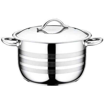 GGM Gastro Stock Pot - Stainless Steel - 22.5L - Ø 360mm - Height: 270mm - incl. Lid