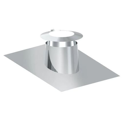 GGM Gastro Tấm Chống Thấm Mái - 5°-15° - Kèm Tấm Chì & Vòng Chắn Mưa - Cho Ống Ngoài Ø550mm - Ø450mm