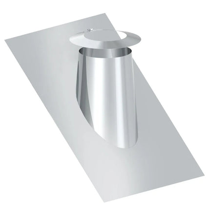 GGM Gastro Tấm Chống Thấm Mái - Thép Không Gỉ - 26°-35° - Kèm Tấm Chì & Vòng Chắn Mưa - Cho Ống Ngoài Ø400mm